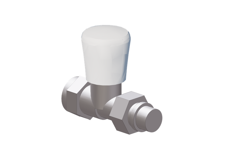 Straight thermostatic valve for copper pipes DN 10 (3/8") -... Straight thermostatic valve for copper pipes DN 10 (3/8") -...