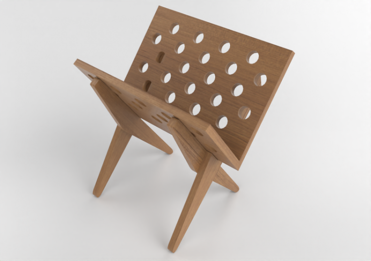 Accessori 3D - Portariviste in legno - Artzzi - Nina - ACCA...