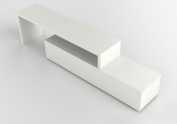 Accessori 3D - Scaffale in legno laccato - Artzzi - Aston -...