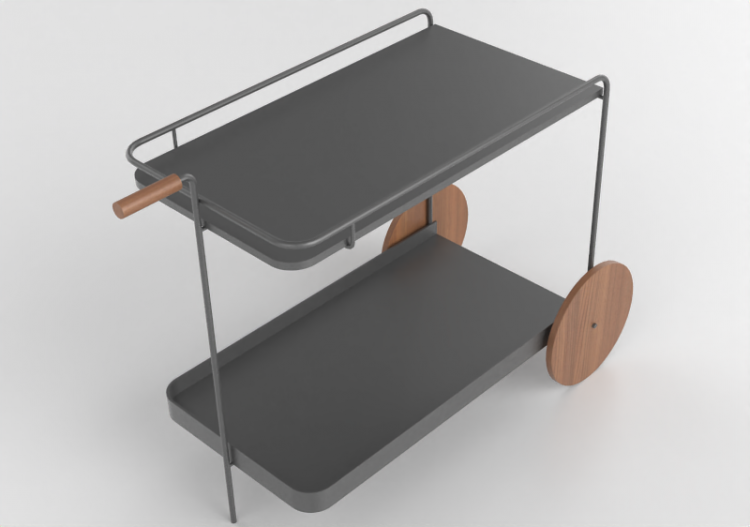 3D Zubehör - Servierwagen aus Metall - Artzzi - Renè - ACCA...