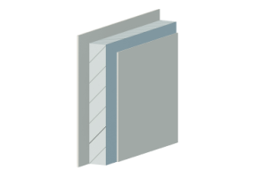 Wand aus Stahlbeton
