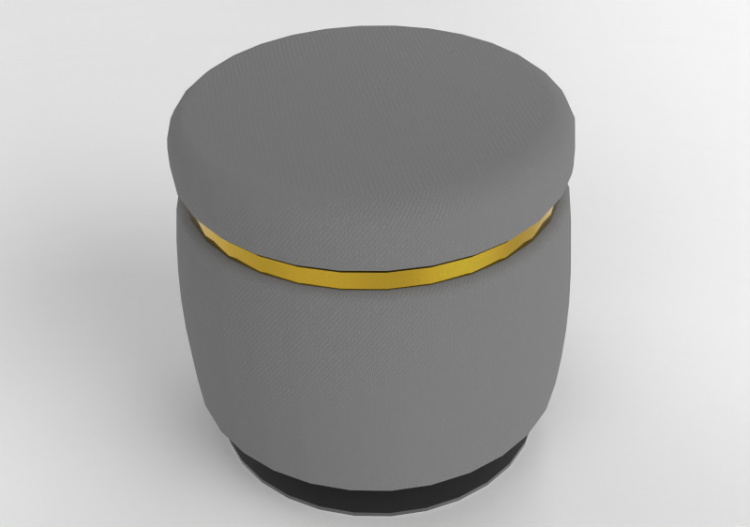 Divans 3D - Pouf in tessuto - Artzzi - Will - ACCA software