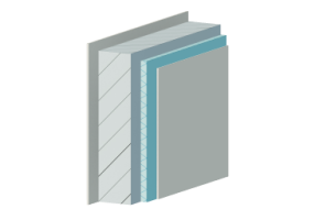 Insulated reinforced concrete wall