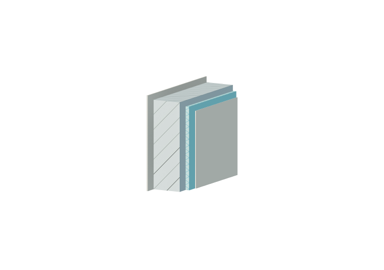 Insulated reinforced concrete wall - ACCA software Insulated reinforced concrete wall - ACCA software