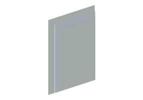 Standard plasterboard panels - thickness 10