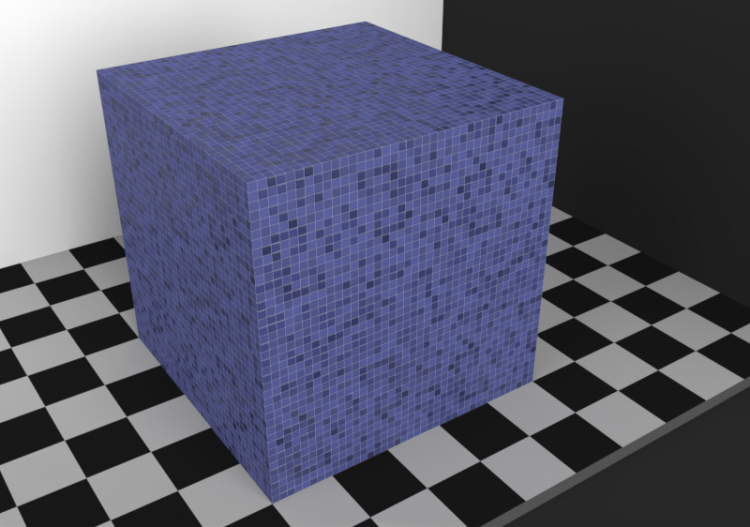 Mosaic Texture - Cobalt Blue - ACCA software