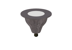 Countersunk Lamp 3D - Recessed light - Platek - Neptune Bronze - 8473391