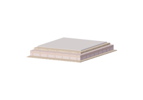 Solaio legno con intercapedine
