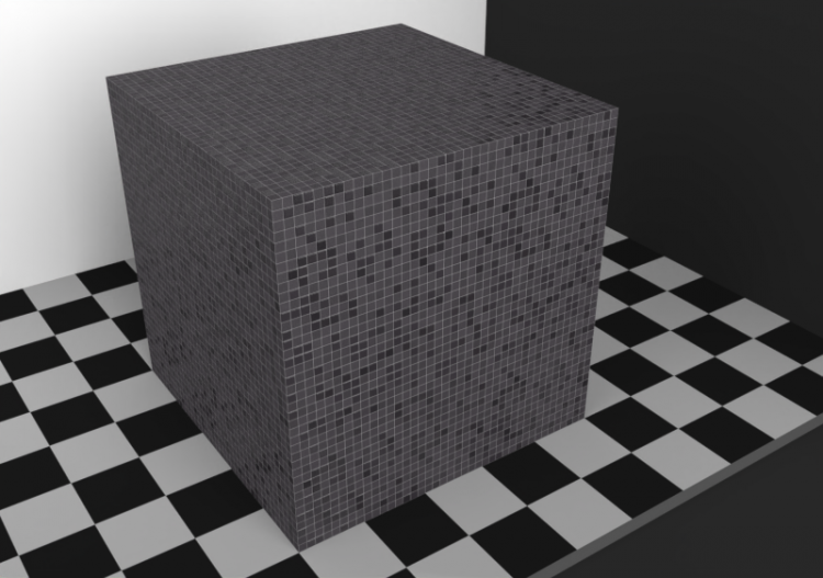 Texturde mosaico - Preto - ACCA software