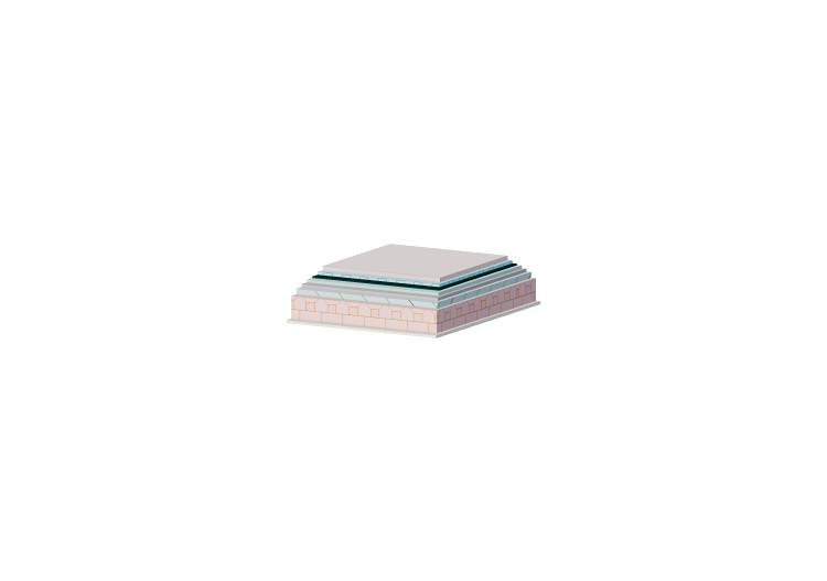 Insulated flat walkable roof - ACCA software Insulated flat walkable roof - ACCA software