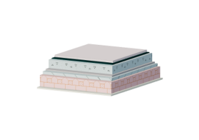 Flat walkable roof