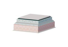 Couverture plane praticable