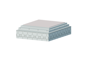 Predalles type roof slab