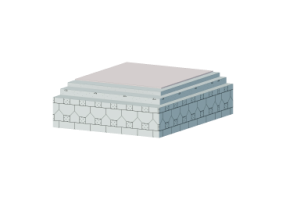 Dachdecke des Typs Predalles