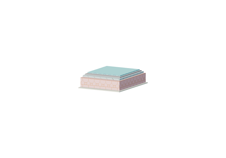 Couverture inclinée en brique-ciment isolée - ACCA software Couverture inclinée en brique-ciment isolée - ACCA software