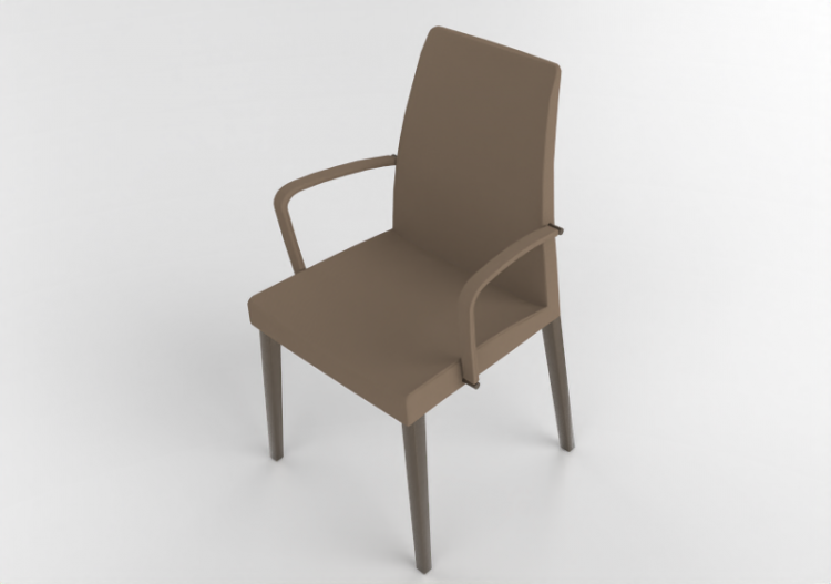 3D Chairs - Sedia in tessuto - Jori - Perla - CHAOACBSLCB -...