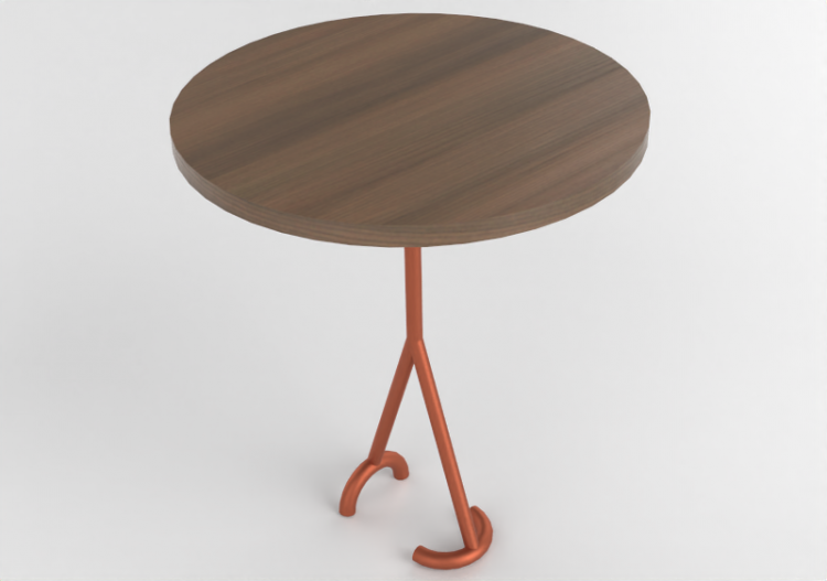 Tavoli 3D - Tavolino in legno - Artzzi - Bow - ACCA...