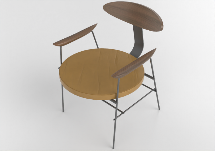 Cadeira 3D - Cadeira de couro - Artzzi - Soddy - ACCA...