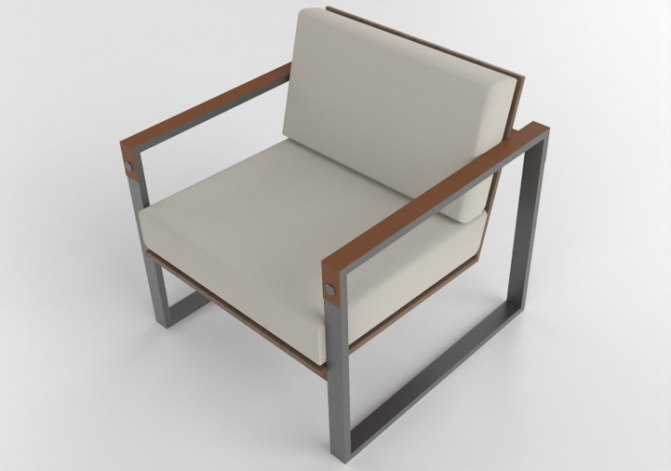 Poltronas y Sofás 3D - Poltrona in tessuto - Artzzi -...