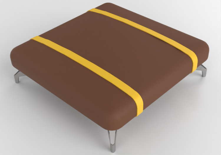 Poltronas y Sofás 3D - Pouf in pelle - Artzzi - Veluti -...