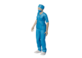 Pessoas 3D - Enfermeira