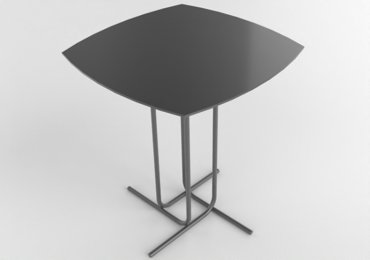 Tables 3D - Petite table en bois laqué - Artzzi - Piave -...