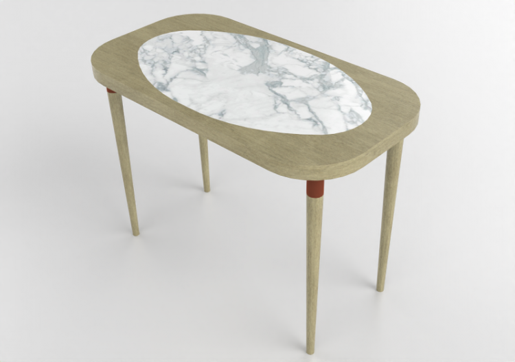 3D Tisch - Couchtisch aus Holz - Artzzi - Roca - ACCA...