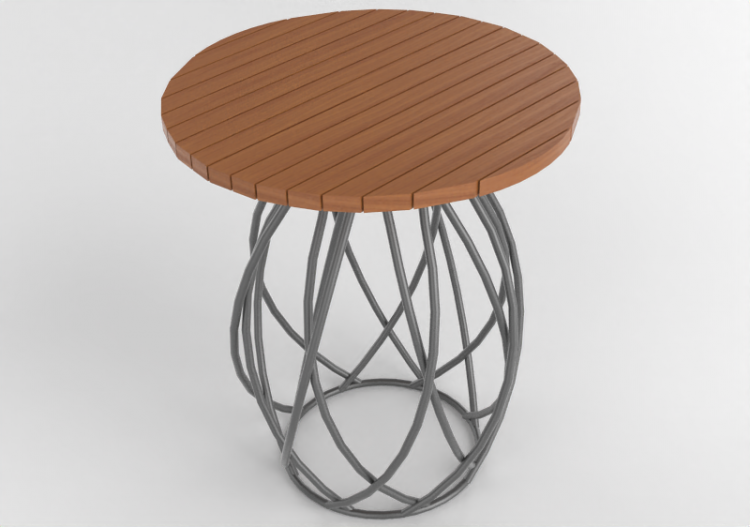 3D Tisch - Couchtisch aus Holz - Artzzi - Manacà - ACCA...