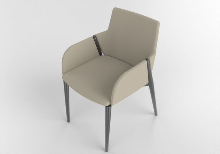 3D Chairs - Lacquered Wooden Chair - Artzzi - Gluve CB -...