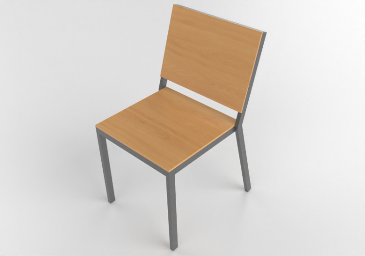 3D Stühle - Metallstuhl - Artzzi - Clean - ACCA software
