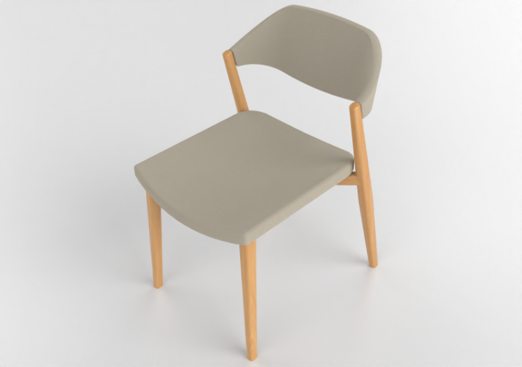 Sedie 3D - Sedia in legno - Artzzi - Cora - ACCA software