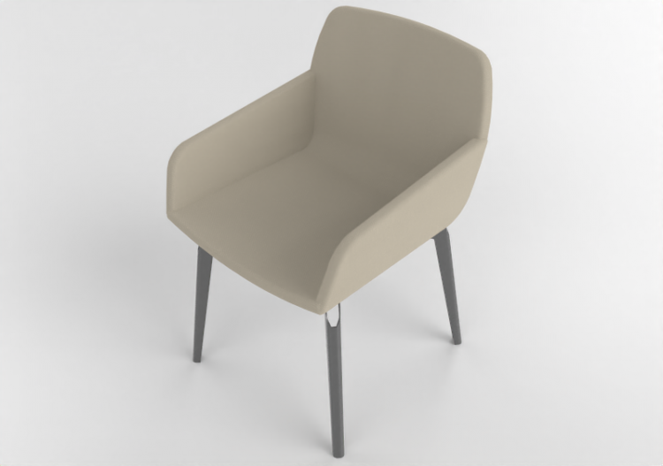 3D Chairs - Fabric lined chair - Artzzi - Need - ACCA...