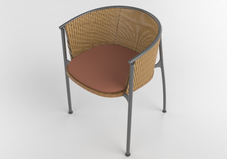 3D Chairs - Fabric lined chair - Artzzi - Nava CB - ACCA...