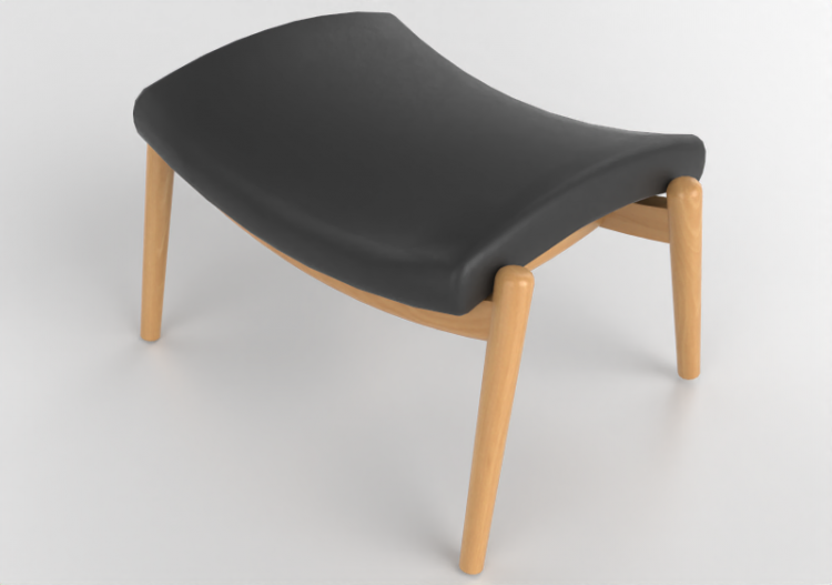 3D Sessel und Sofas - Pouf aus Leder - Artzzi - 150 - ACCA...