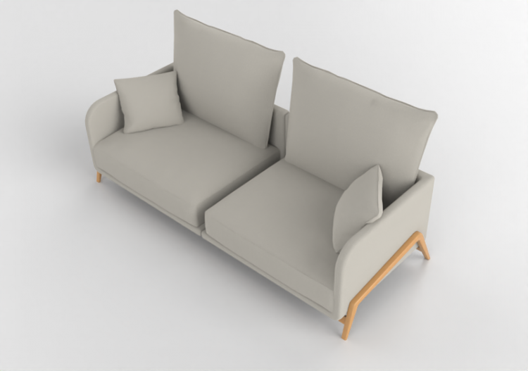 Poltronas y Sofás 3D - Sofá de tejido - Artzzi - Catar -...
