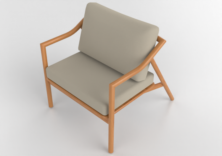 3D Sofa - Fabric armchair - Artzzi - Ivis - ACCA software