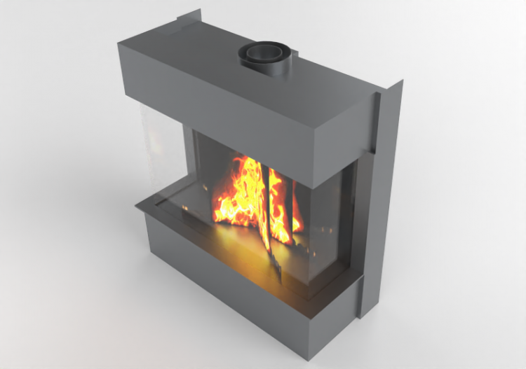 Foyers et Cheminées 3D - Cheminée à gaz - Barbas Bellfires...
