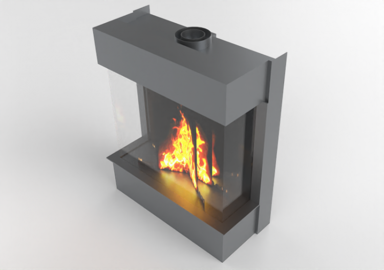 Foyers et Cheminées 3D - Cheminée à gaz - Barbas Bellfires...