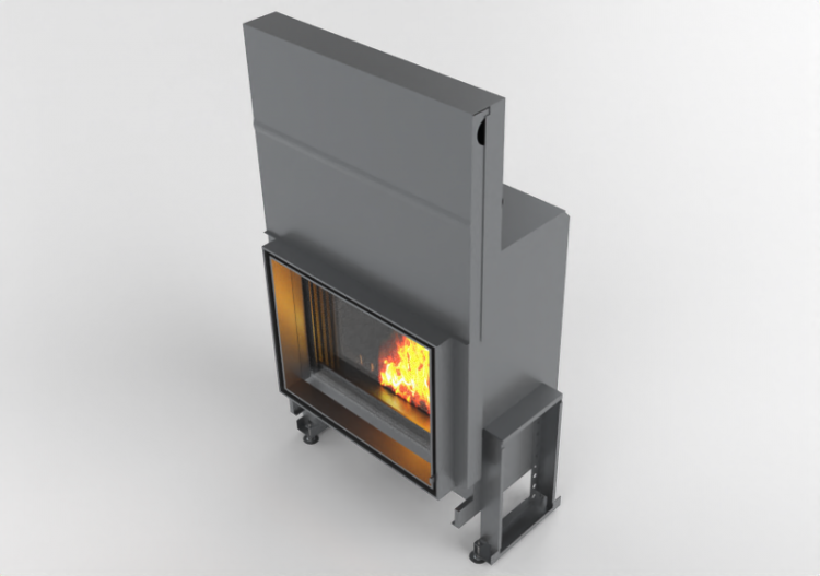 Camini 3D - Caminetto a legna - Barbas Bellfires - Evolux -...