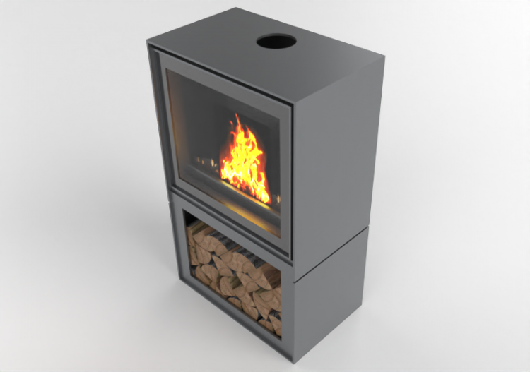Camini 3D - Caminetto a legna - Barbas Bellfires - Box -...