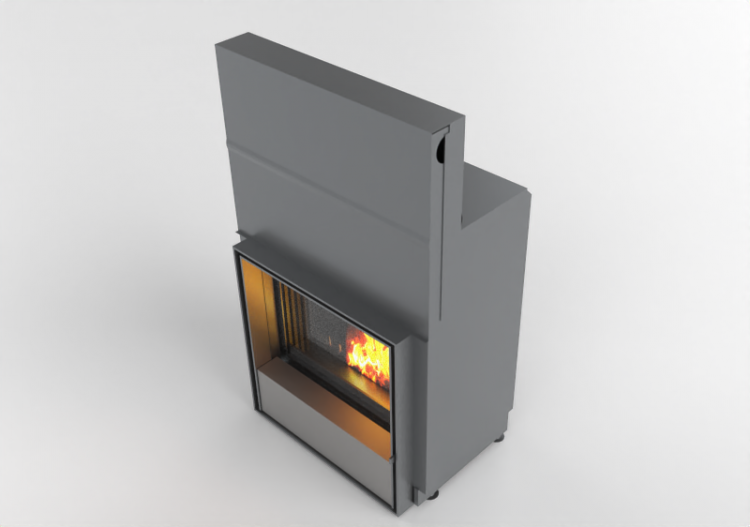 Camini 3D - Caminetto a legna - Barbas Bellfires - Evolux -...
