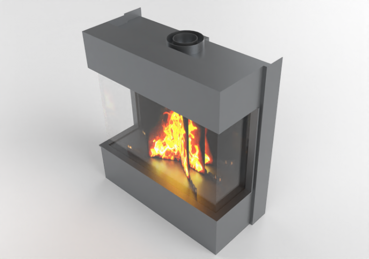 Foyers et Cheminées 3D - Cheminée à gaz - Barbas Bellfires...