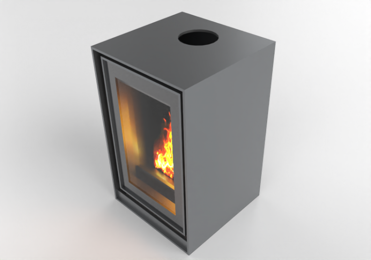 Foyers et Cheminées 3D - Cheminée à bois - Barbas Bellfires...