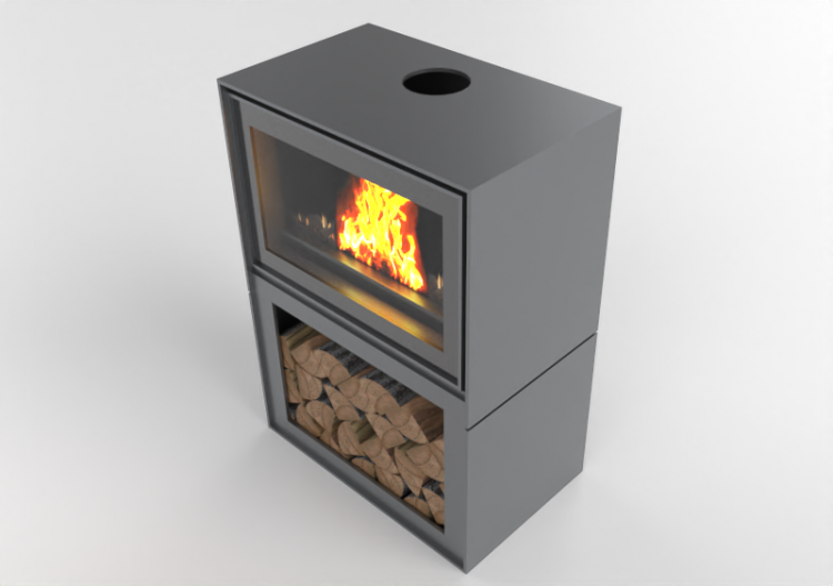 3D Kamine und Schornsteine - Holzkamin - Barbas Bellfires -...
