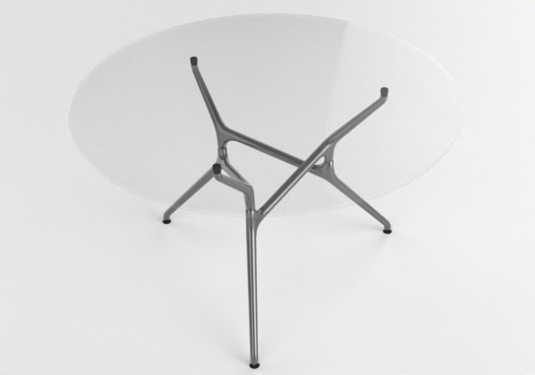 Mesas 3D - Mesa de vidro - Cappellini - Branch table - BR1V...