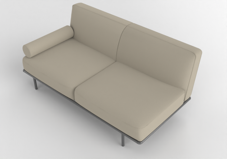 3D Sofa - Fabric sofa - Cappellini - Cap Martin Sunset -...