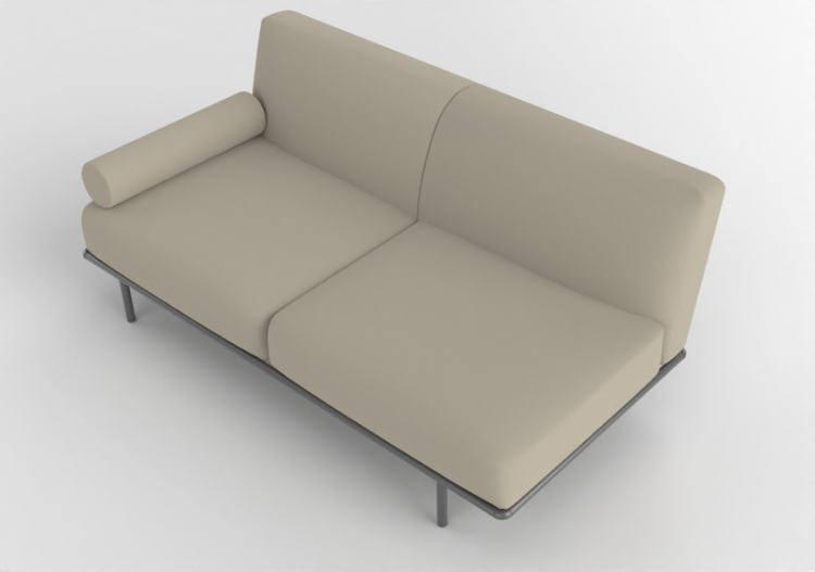 Divans 3D - Canapé en tissu - Cappellini - Cap Martin...