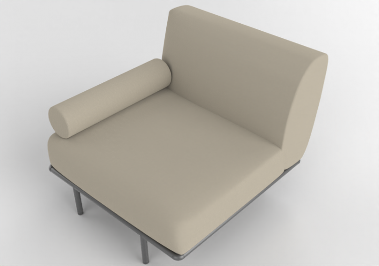 Divans 3D - Canapé en tissu - Cappellini - Cap Martin...