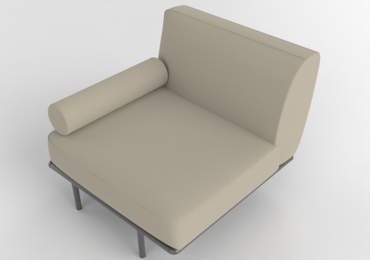 3D Sessel und Sofas - Stoffsofa - Cappellini - Cap Martin...