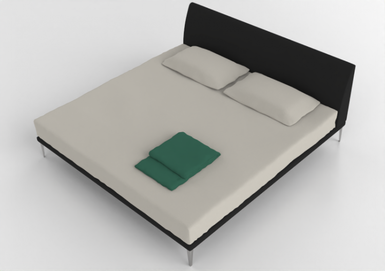 Camas 3D - Cama de casal - Cappellini - Bed - NB200 - ACCA...